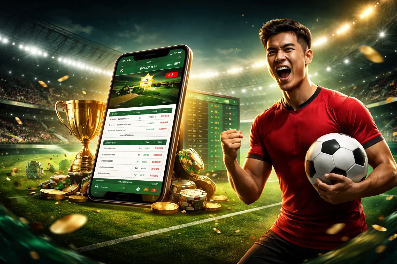 Hình ảnh cá cược thể thao 789fbet sôi động